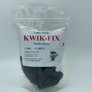 KWIK-FIX Nitrile Gloves 5mil