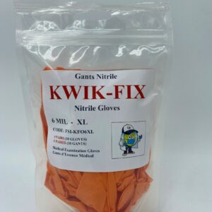 KWIK-FIX Nitrile Gloves 6mil